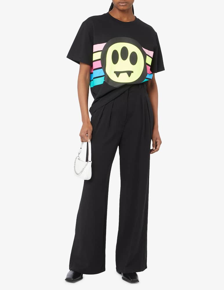 rinascente Barrow Maglietta viso arcobaleno - Nero