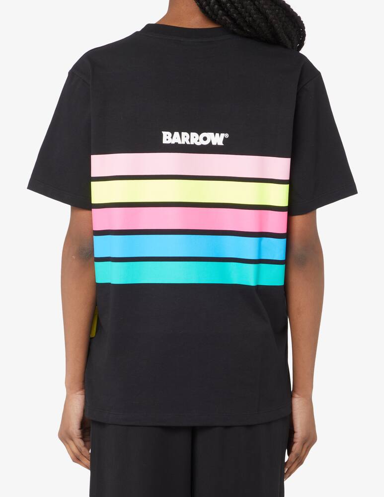 rinascente Barrow Maglietta viso arcobaleno - Nero