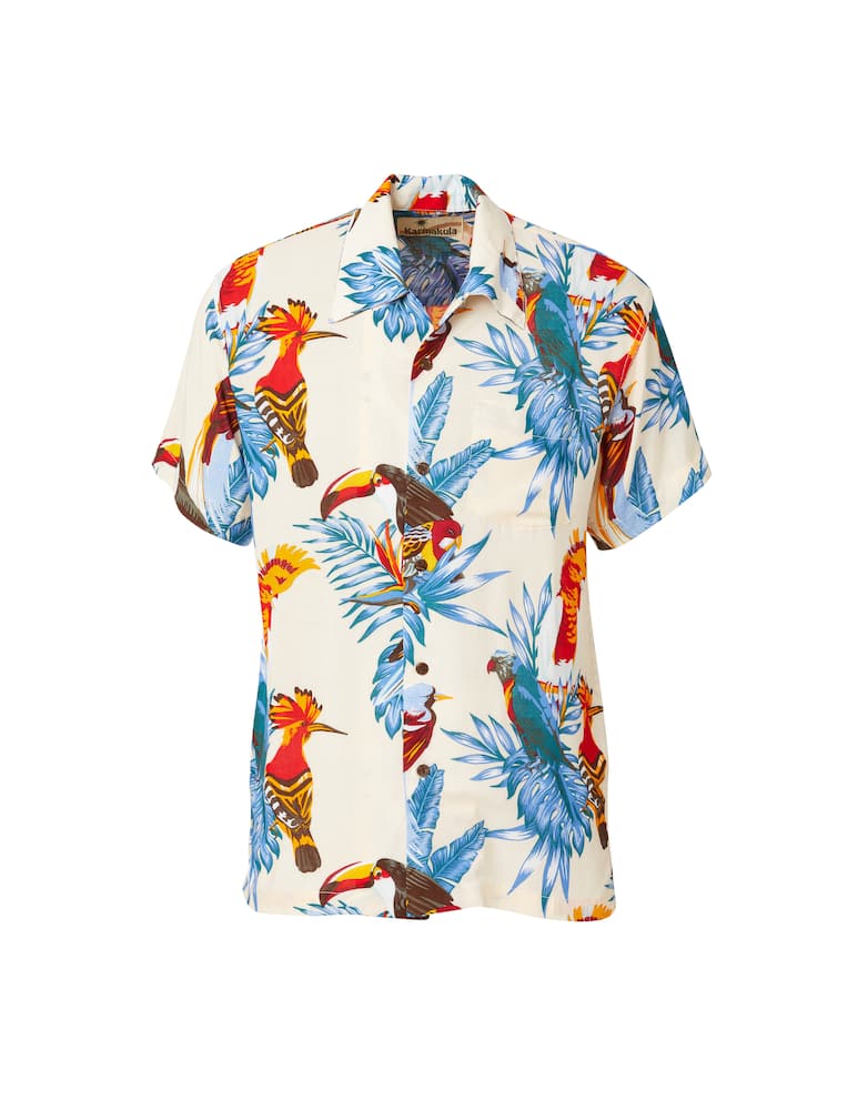 rinascente Karmakula Camicia hawaiian darian birds
