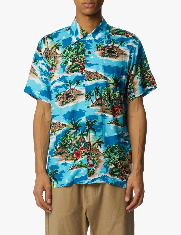 rinascente Karmakula Hawaiian shirt palm island