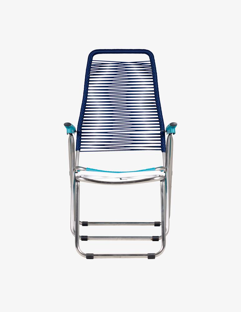 rinascente FIAM Poltrona Spaghetti Blu Ottanio Bianco - Multicolor