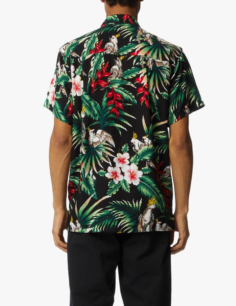 rinascente Karmakula Camicia manica corta hawaiana paradise bird - nero