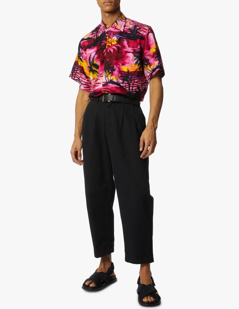 Karmakula Hawaiana sunset short sleeve shirt - pink - picture 2 Karmakula Hawaiana sunset short sleeve shirt - pink - picture 2