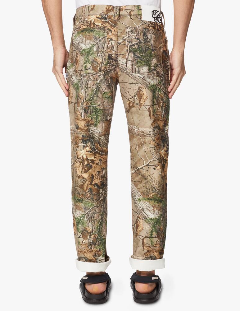 rinascente Life Sux Camo tree work pant