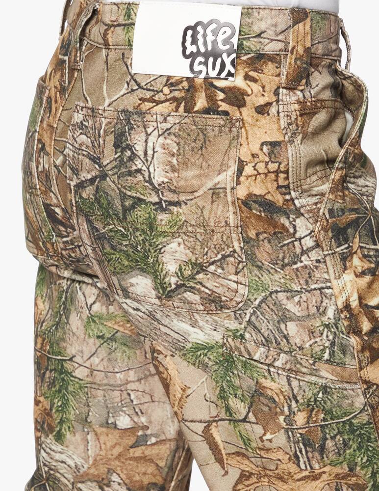 rinascente Life Sux Camo tree work pant