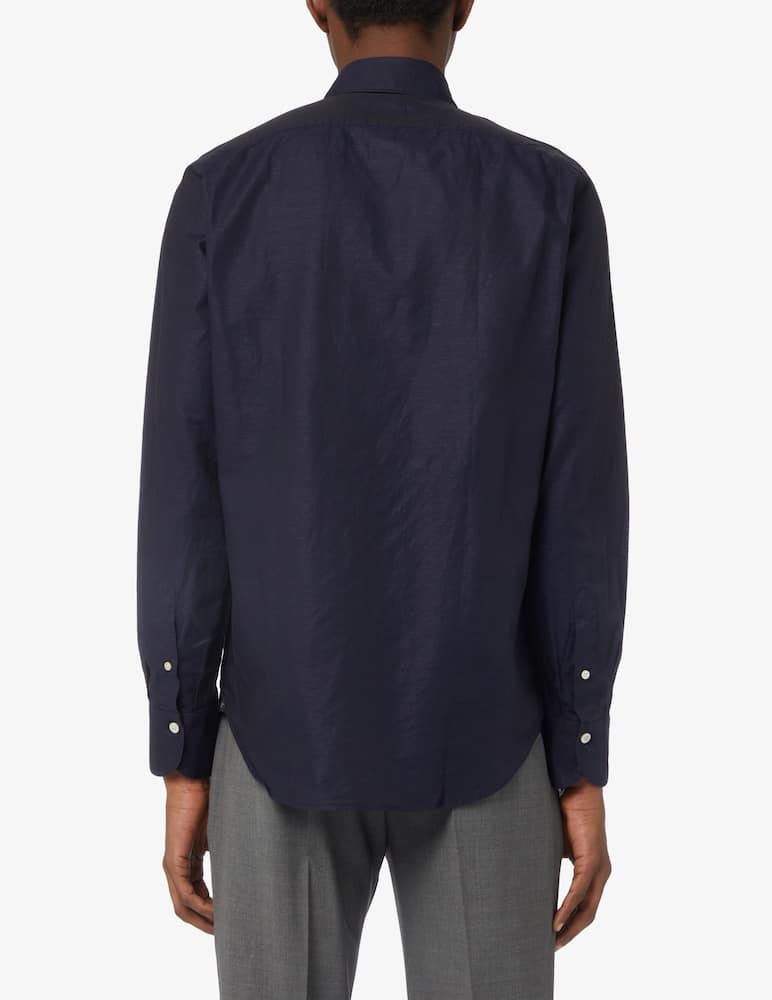 rinascente Finamore Camicia in cotone e lino 