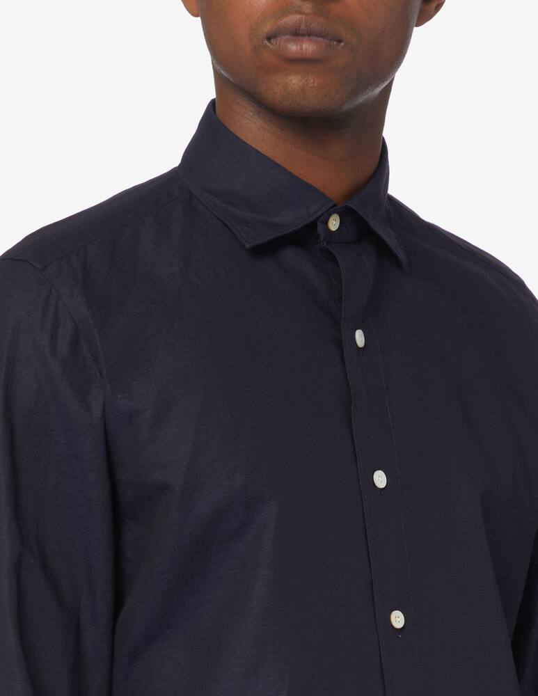 rinascente Finamore Camicia in cotone e lino 