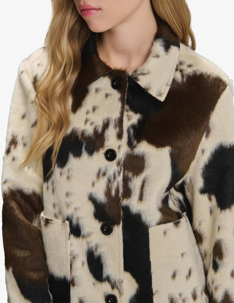 rinascente Face to Face Style Lola cowprint jacket