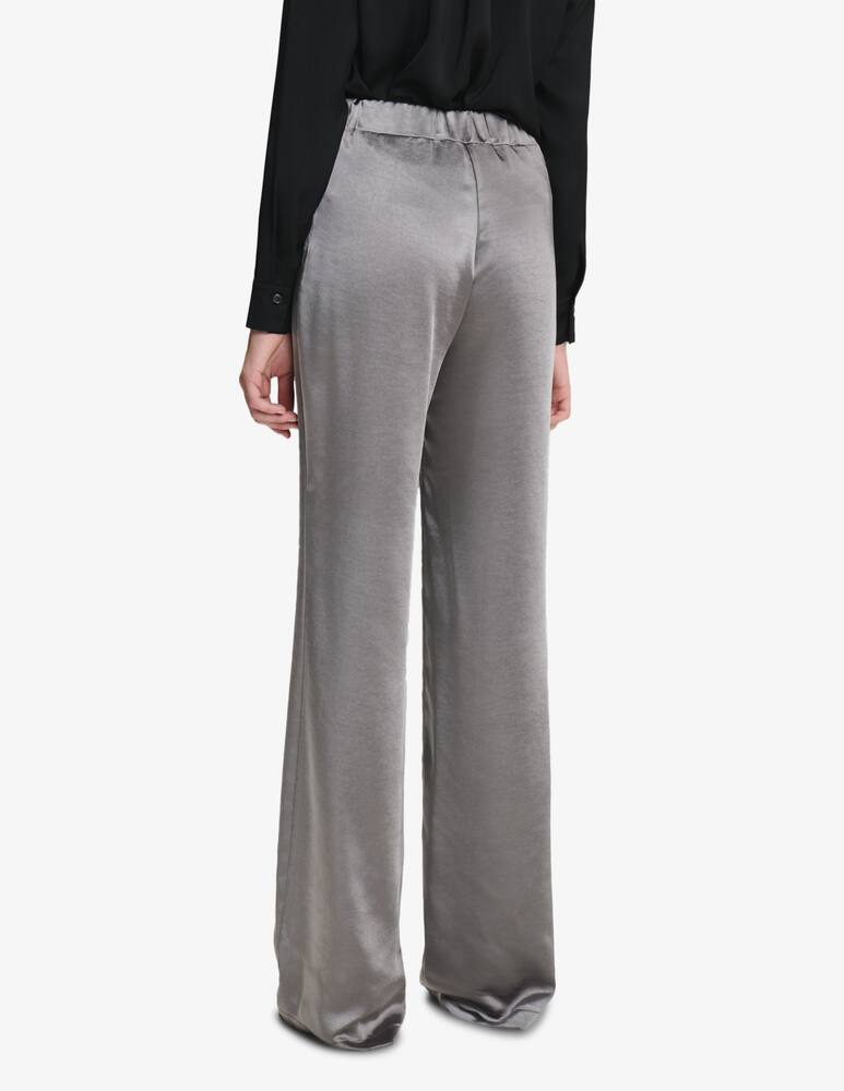rinascente Face to Face Style Rose satin trousers