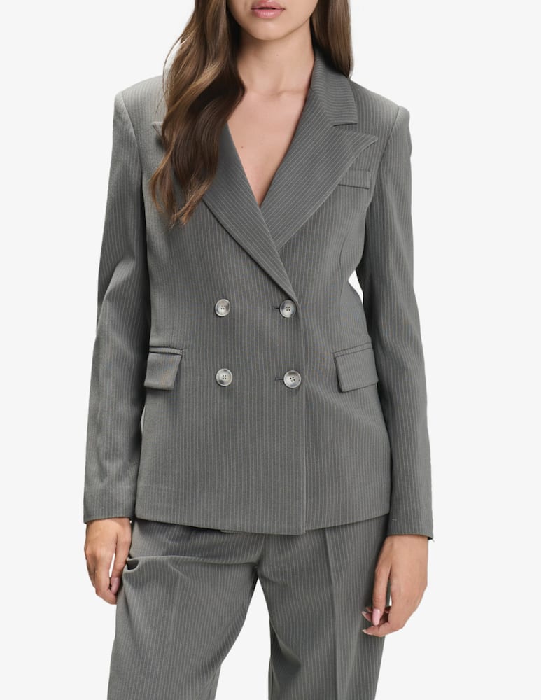 rinascente Face to Face Style Blazer gessato Grace