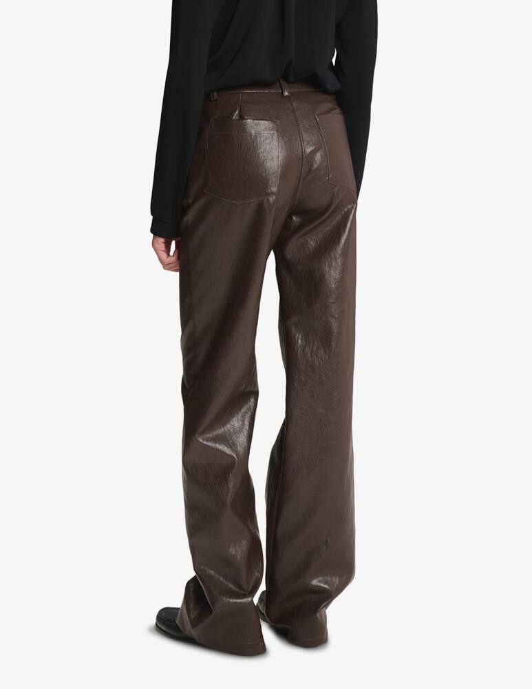 rinascente Face to Face Style Paula faux leather trousers