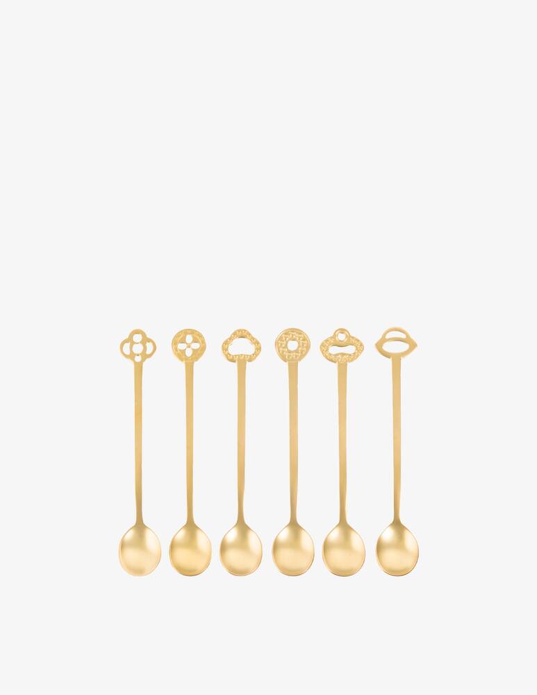 Sambonet Teaspoons set 6pcs Party Oriental - picture 1 Sambonet Teaspoons set 6pcs Party Oriental - picture 1