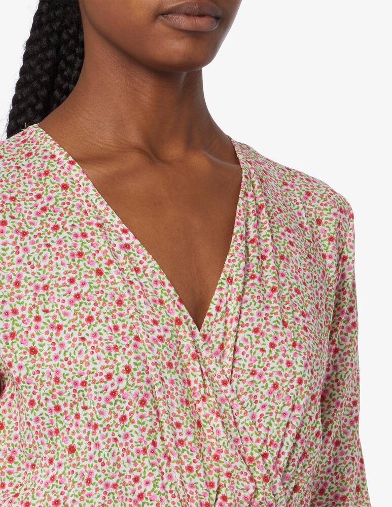 rinascente Delfina Vestito copricostume mini con rouches