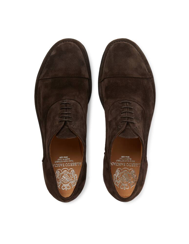 rinascente Alberto Fasciani Brian suede derby shoes