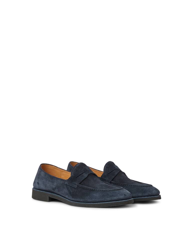 rinascente Alberto Fasciani Zen suede leather loafer