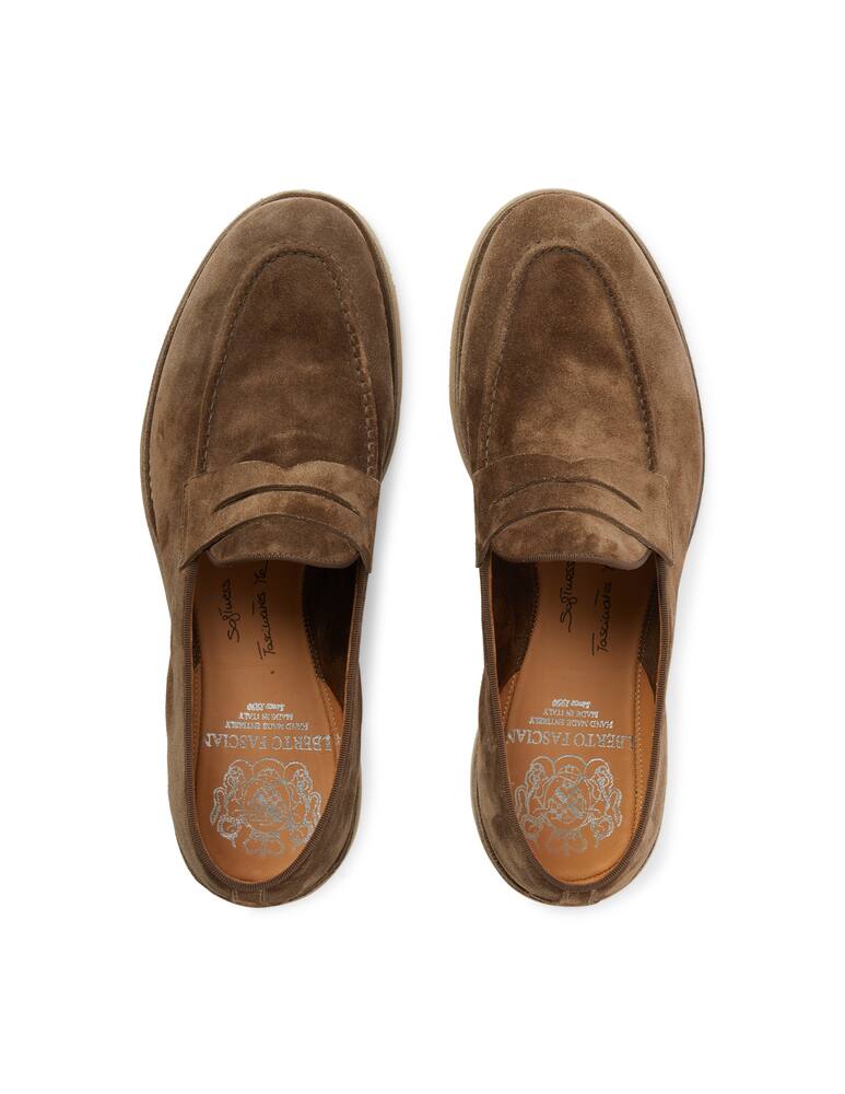 rinascente Alberto Fasciani Zen suede leather loafer