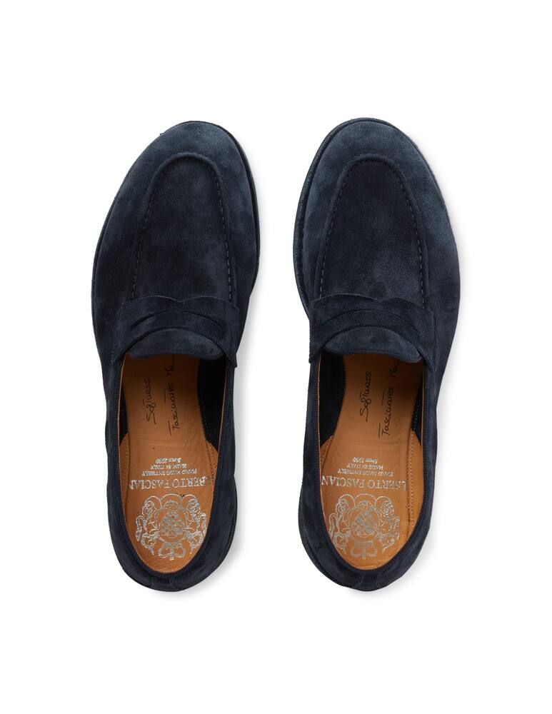 rinascente Alberto Fasciani Zen suede leather loafer