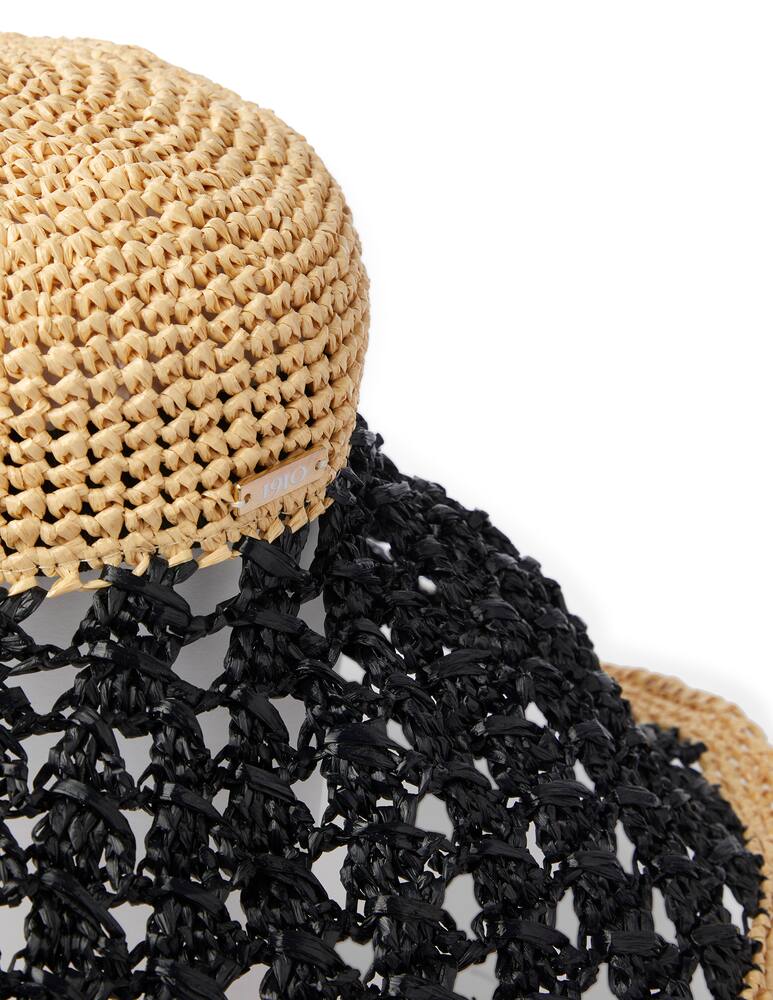 rinascente Filippo Catarzi 1910 Hand made crochet floppy Pamela in viscose