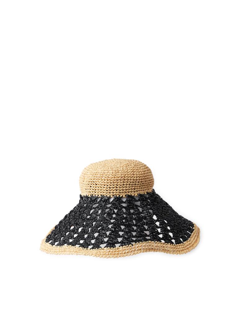 rinascente Filippo Catarzi 1910 Hand made crochet floppy Pamela in viscose