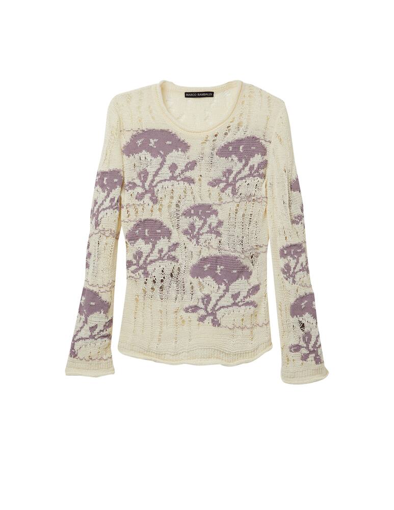 rinascente Marco Rambaldi Maglione in jacquard con rose