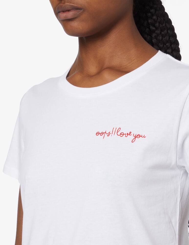 rinascente FedoraMi T-shirt Ops I Love You - Bianco