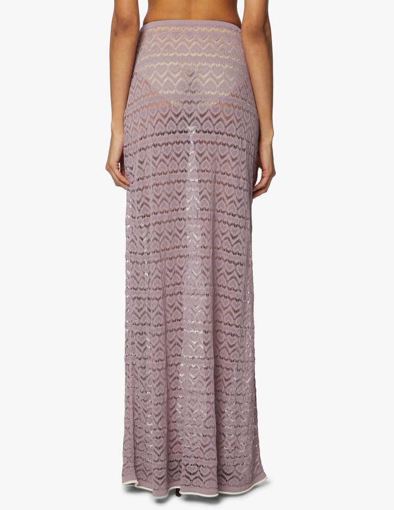 rinascente Marco Rambaldi Gonna lunga in maglia con cuori