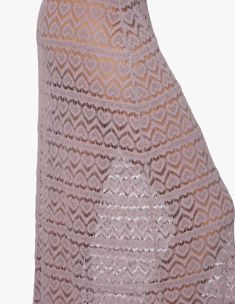 rinascente Marco Rambaldi Gonna lunga in maglia con cuori