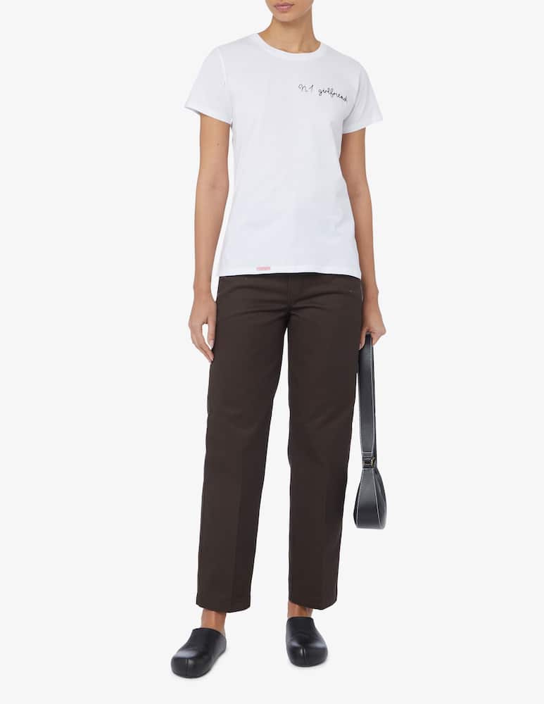 rinascente FedoraMi T-shirt N°1 Girlfriend - Bianco