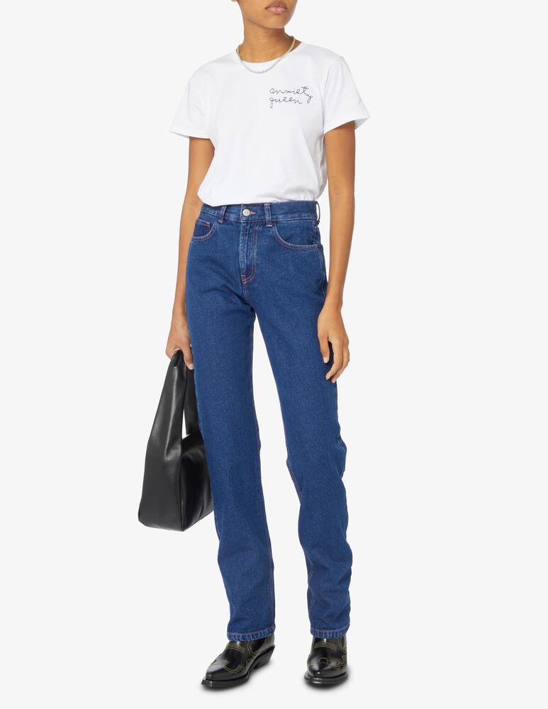 rinascente FedoraMi T-shirt Anxiety Queen - Bianco