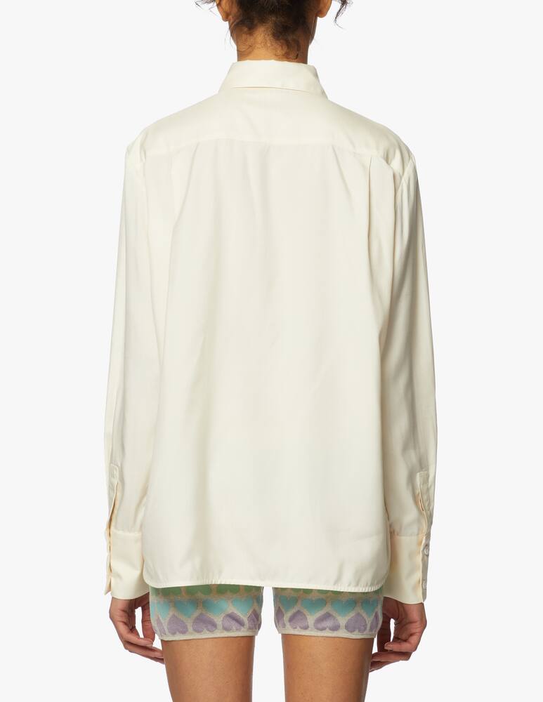 rinascente Marco Rambaldi Oversize shirt with silkscreen print 