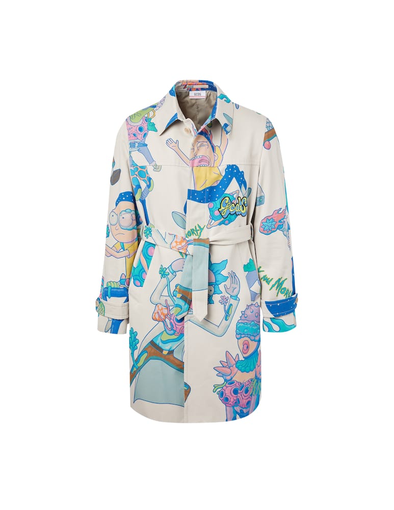 rinascente GCDS Impermeabile stampato rick & morty