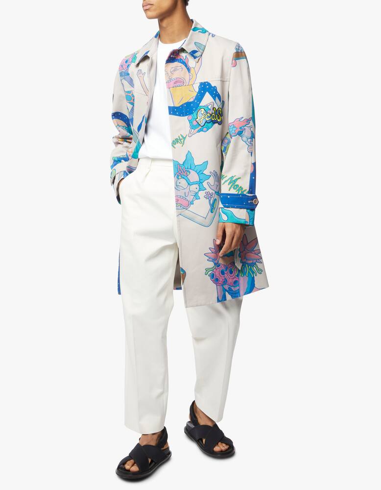 rinascente GCDS Impermeabile stampato rick & morty