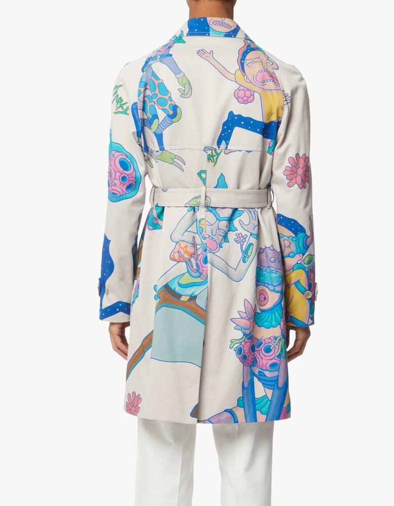 rinascente GCDS Impermeabile stampato rick & morty