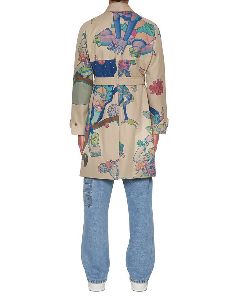 rinascente GCDS Impermeabile stampato rick & morty