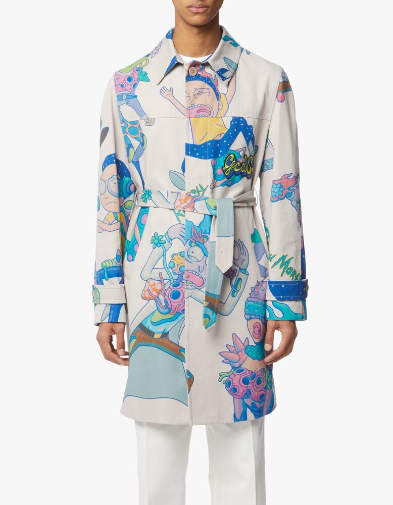 rinascente GCDS Impermeabile stampato rick & morty