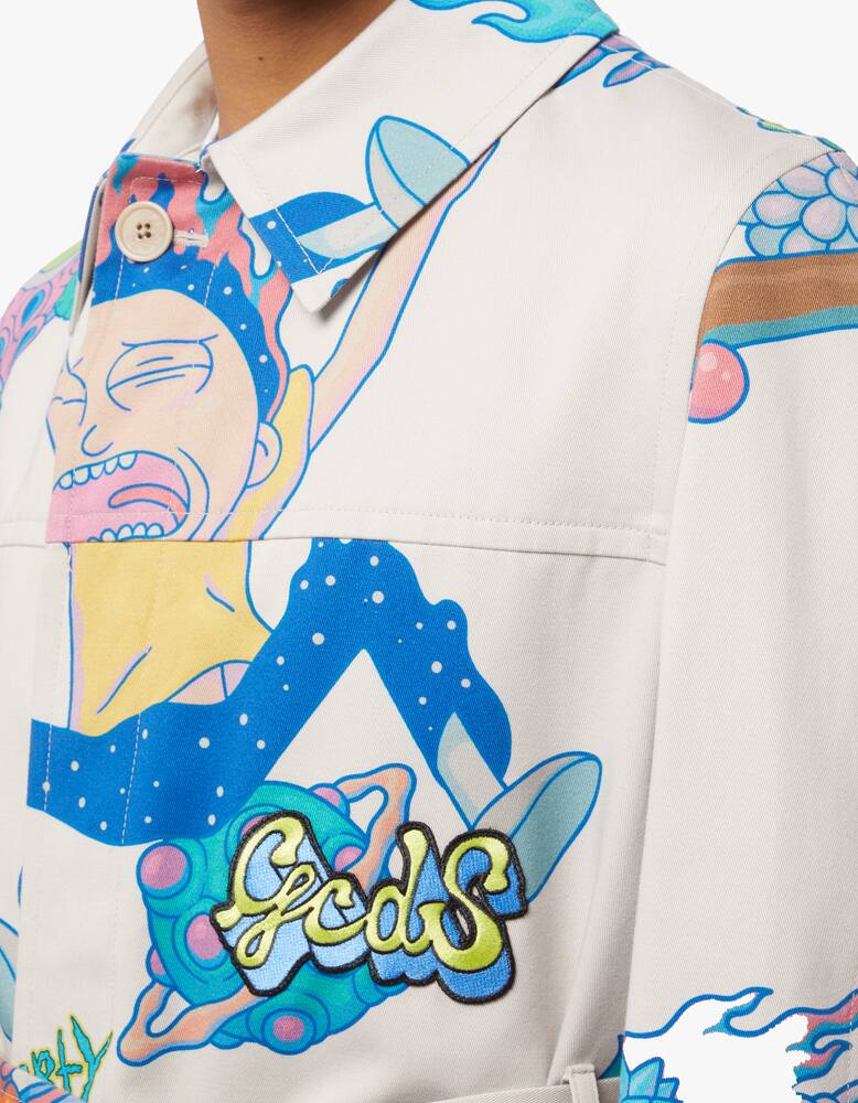 rinascente GCDS Impermeabile stampato rick & morty