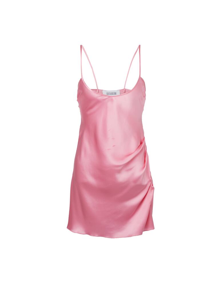rinascente Greta Boldini Draped silk mini dress