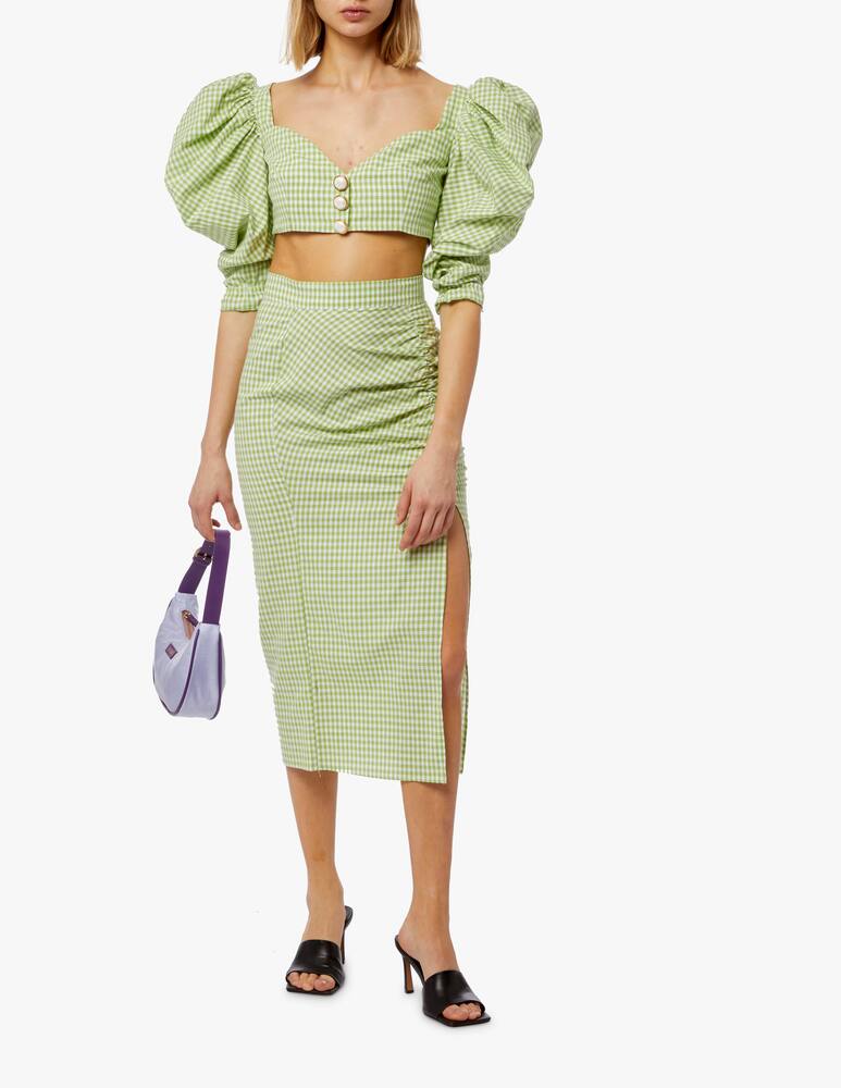 rinascente Greta Boldini Cotton vichy top