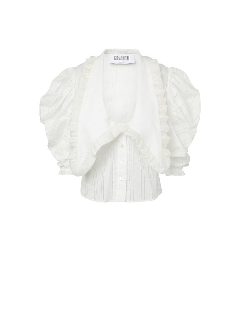 rinascente Greta Boldini Camicia in cotone traforato