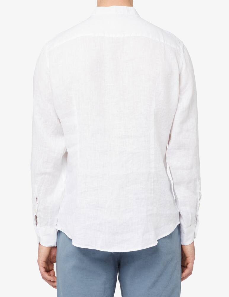 rinascente At.p.co Linen corean neck shirt