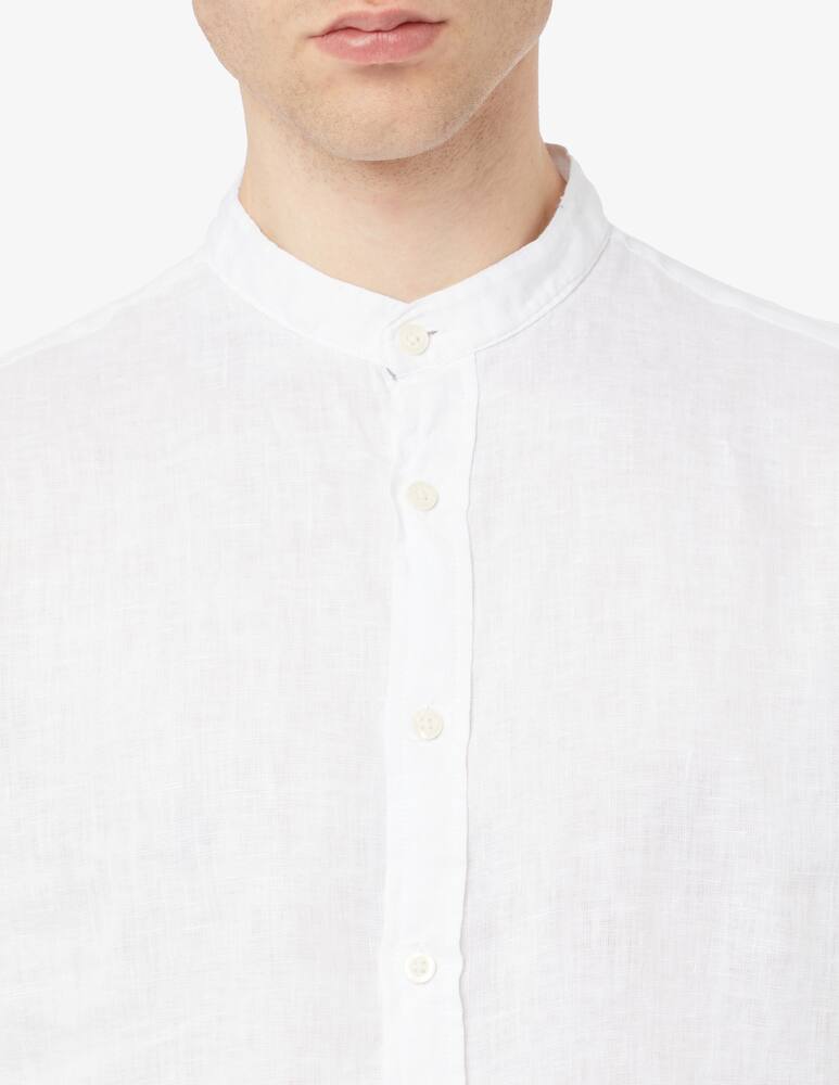 rinascente At.p.co Linen corean neck shirt