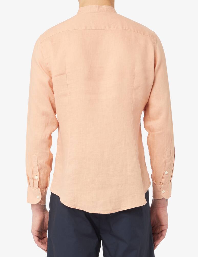 rinascente At.p.co Linen corean neck shirt