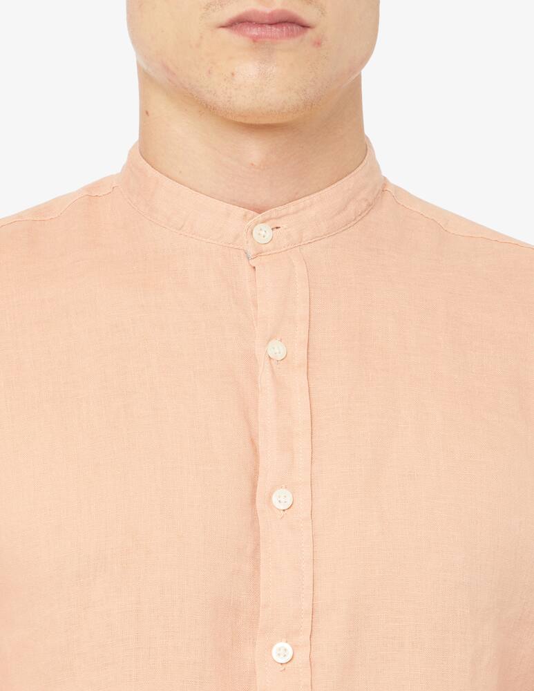 rinascente At.p.co Linen corean neck shirt