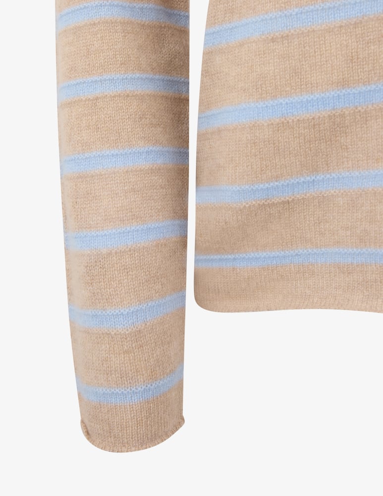 rinascente Pure Cashmere Striped crewneck jumper
