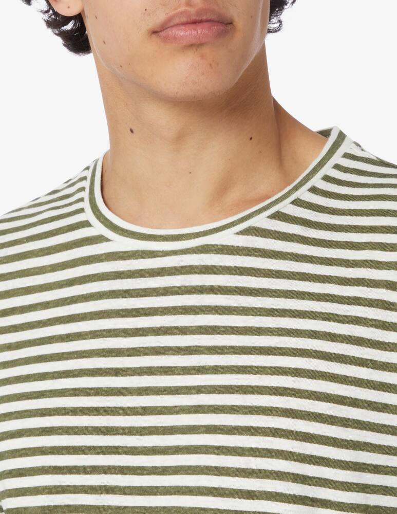 rinascente At.p.co Maglietta in lino a righe