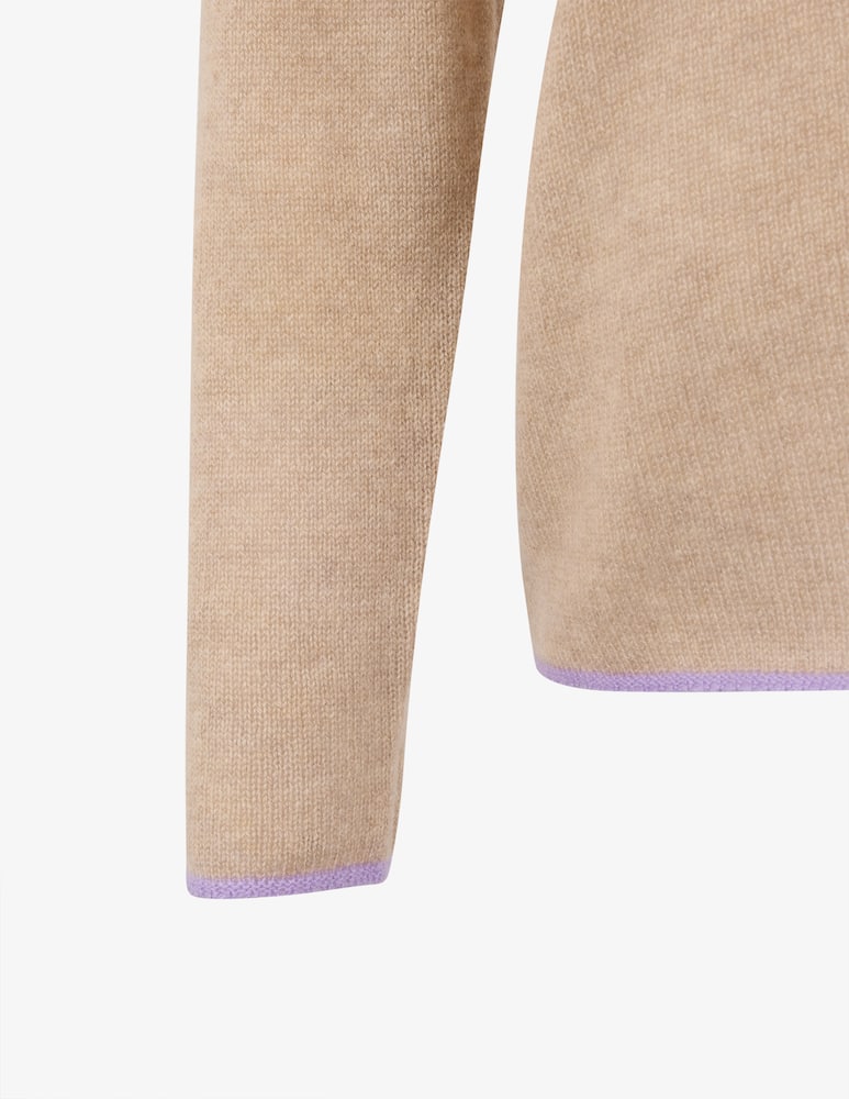 rinascente Pure Cashmere Maglione girocollo bicolore