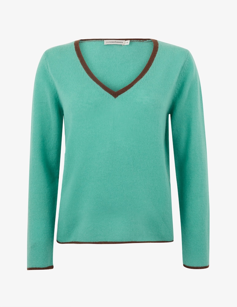 rinascente Pure Cashmere Maglione con collo a v