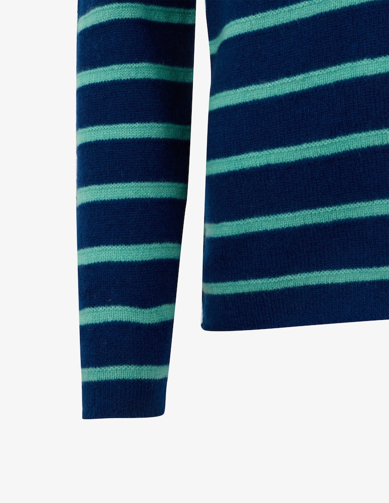 rinascente Pure Cashmere Striped crewneck jumper