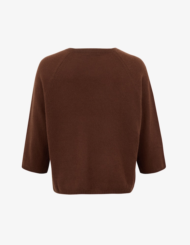 rinascente Pure Cashmere Maglione con maniche a 3/4
