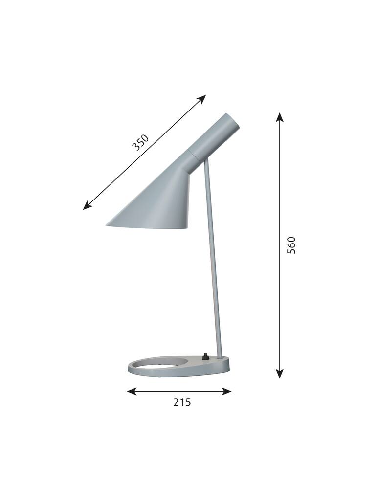 rinascente Louis Poulsen Aj Table lampada - grigio
